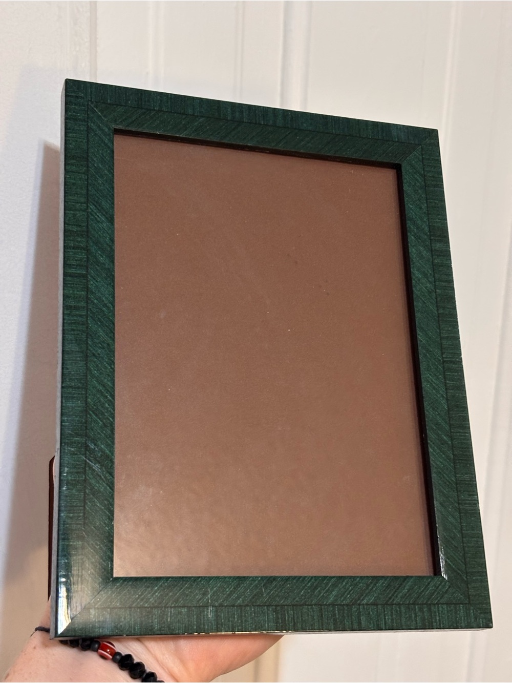 Natalini Handmade Italian Wood Picture Frame 6”x8” Green Overlay